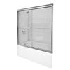 Kohler Fluence Frameless Bypass Bath Door in Matte Nickel